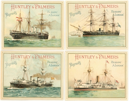 1900 Huntley & Palmers "Warships" Complete Set (12)